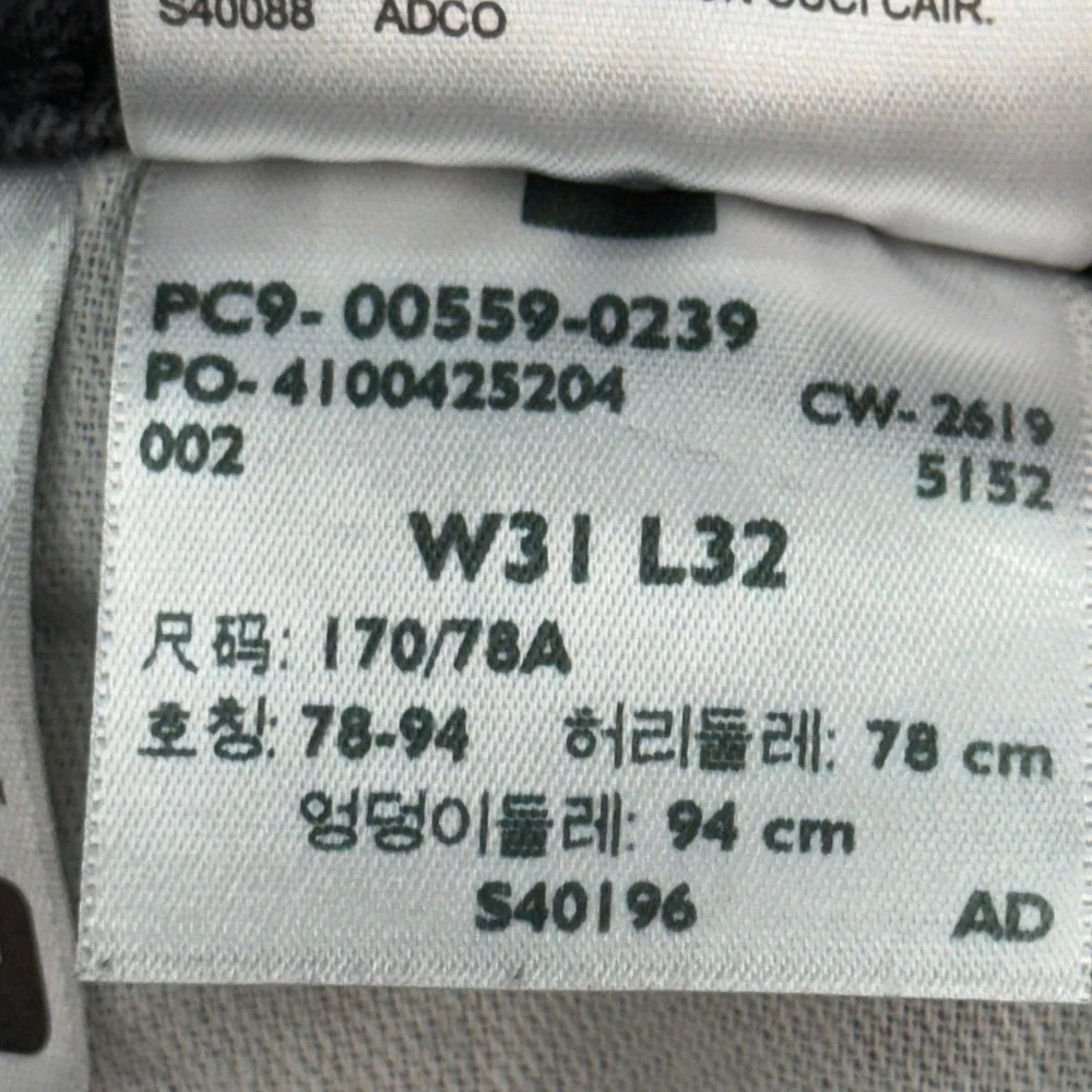 Levi's 559 Relaxed Straight Jeans Mens‎ 31x32 Gray WaterLess Denim 00559-0239